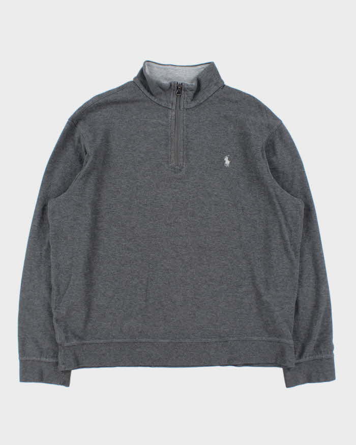 Vintage Polo Ralph Lauren Quarter-Zip Sweatshirt - L