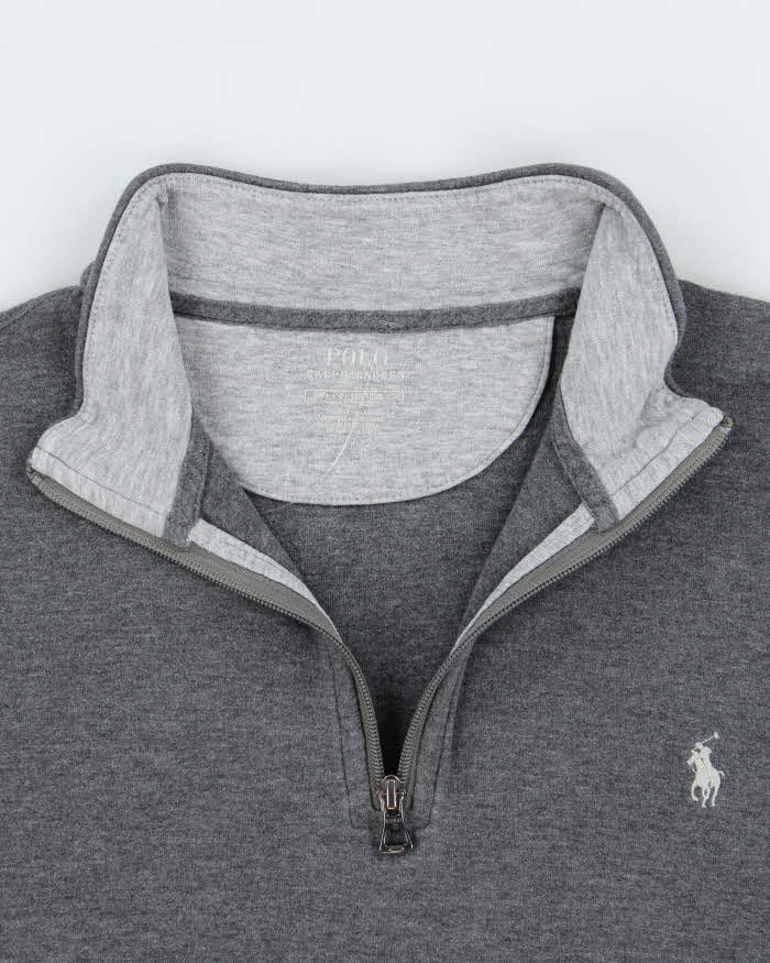 Vintage Polo Ralph Lauren Quarter-Zip Sweatshirt - L