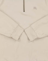 Vintage Y2K 00s Burberry Brit Classic Quarter-Zip Sweatshirt - XL