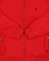 Vintage Y2K 00s Polo Ralph Lauren Striped Zip-Up Track Sweatshirt - M