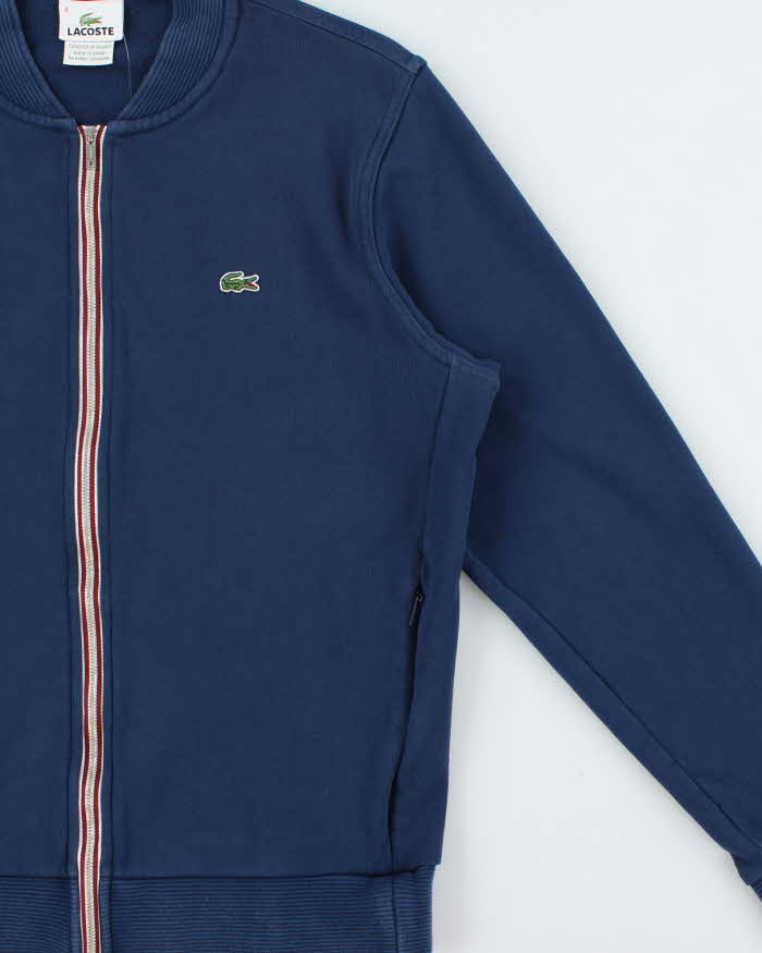 Vintage Y2K 00s Lacoste Zip-Up Varsity Track Sweatshirt - M