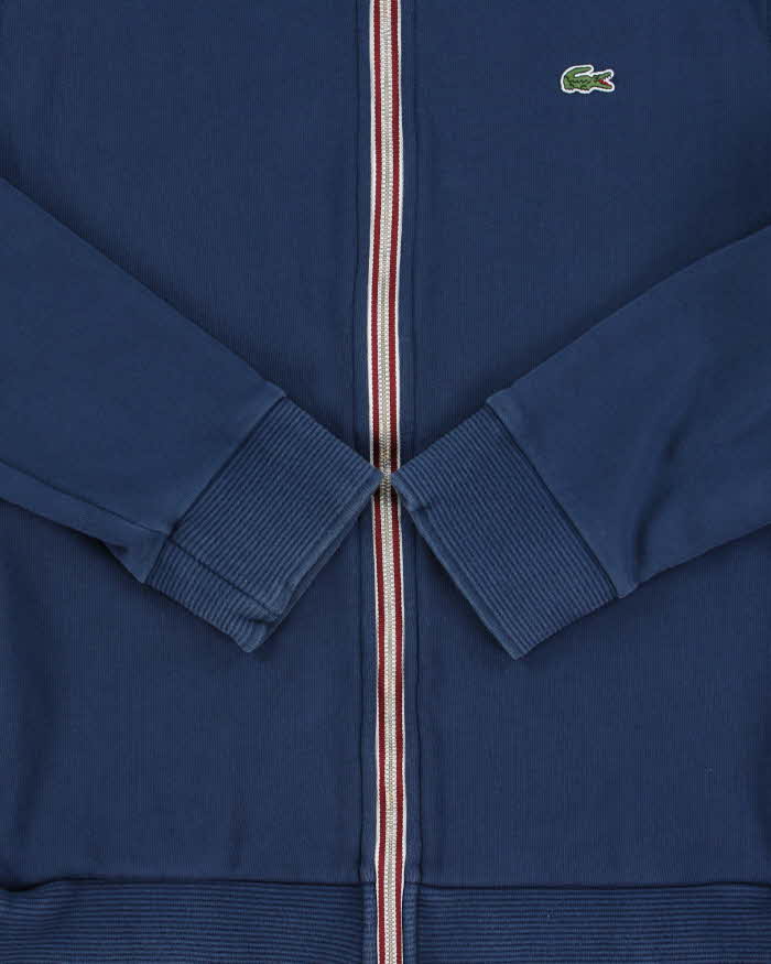 Vintage Y2K 00s Lacoste Zip-Up Varsity Track Sweatshirt - M
