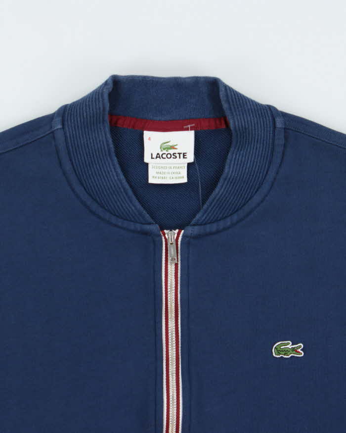 Vintage Y2K 00s Lacoste Zip-Up Varsity Track Sweatshirt - M