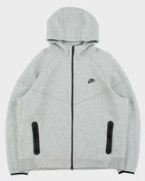 2024 Nike Tech Fleece Marl Grey Zip Up Hoodie - XXL