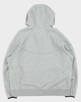 2024 Nike Tech Fleece Marl Grey Zip Up Hoodie - XXL