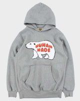AW2021 Human Made x Kaws Made In Japan Heavyweight Marl Grey Pullover Hoodie - XL