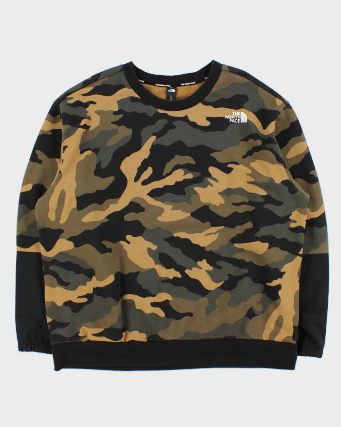 The North Face Camouflage Oversized Sweatshirt - L