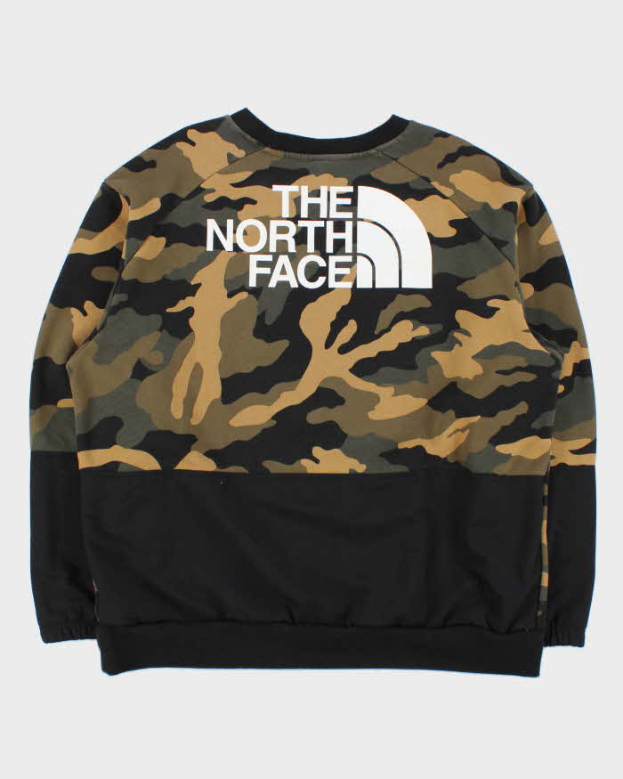 The North Face Camouflage Oversized Sweatshirt - L