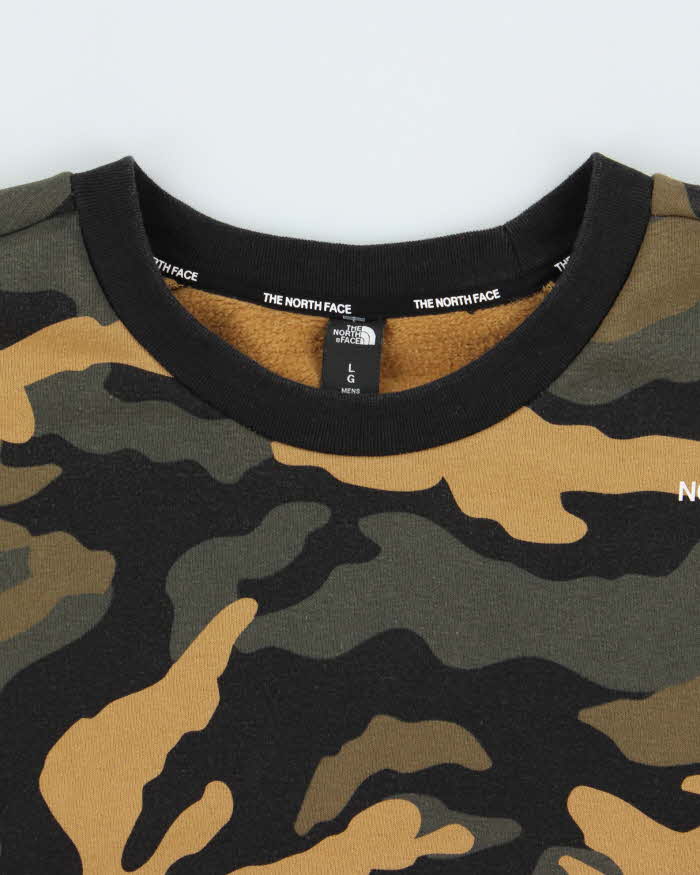 The North Face Camouflage Oversized Sweatshirt - L