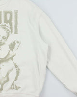 Ksubi High Lovers Cherub Heavyweight Oversized Crewneck Sweatshirt - L