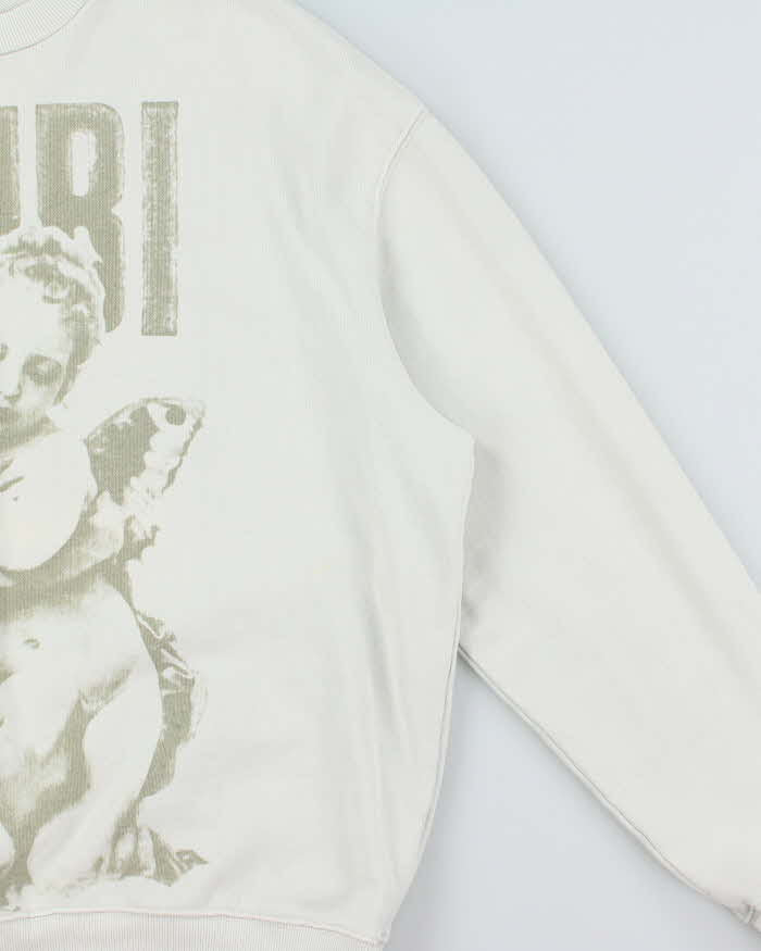 Ksubi High Lovers Cherub Heavyweight Oversized Crewneck Sweatshirt - L