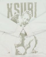 Ksubi High Lovers Cherub Heavyweight Oversized Crewneck Sweatshirt - L