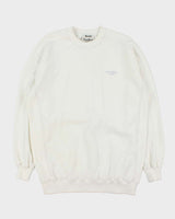 AW2020 Acne Studios Contrast Stitch Heavyweight Oversized Crewneck Sweatshirt - XS