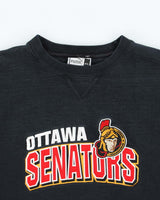 Vintage 1990s Puma Ottawa Senators NHL Heavyweight Crewneck Sweatshirt - L