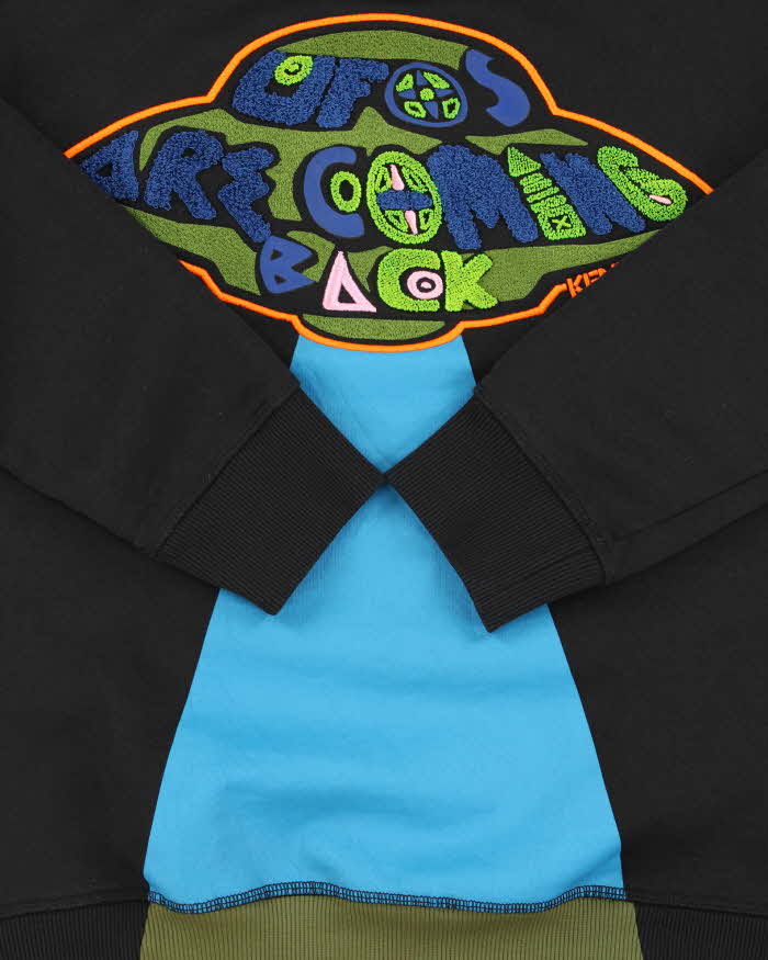 Kenzo UFO Textured Crewneck Sweatshirt - M
