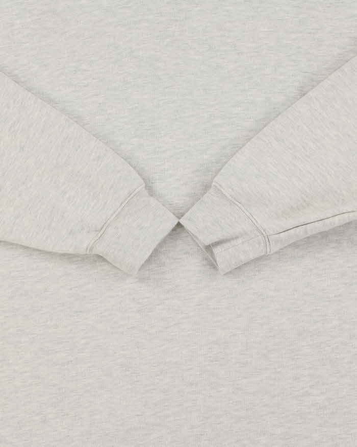 Essentials Fear Of God Marl Grey Heavyweight Oversized Boxy Pullover Hoodie - M