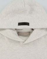 Essentials Fear Of God Marl Grey Heavyweight Oversized Boxy Pullover Hoodie - M