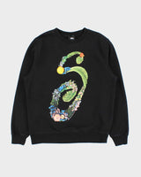 AW2021 Stussy Increase The Peace Floral Crewneck Sweatshirt - S