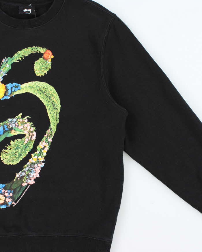 AW2021 Stussy Increase The Peace Floral Crewneck Sweatshirt - S