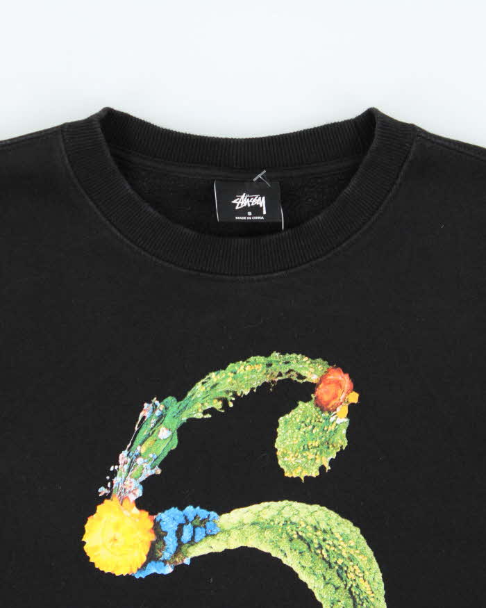 AW2021 Stussy Increase The Peace Floral Crewneck Sweatshirt - S