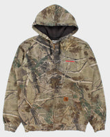 Vintage Y2K 00s Carhartt Realtree AP Camo Zip Up Hoodie - M