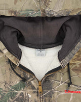 Vintage Y2K 00s Carhartt Realtree AP Camo Zip Up Hoodie - M