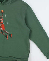 Nike Air Jordan Embroidered Jumpman Heavyweight Essentials Hoodie - XL