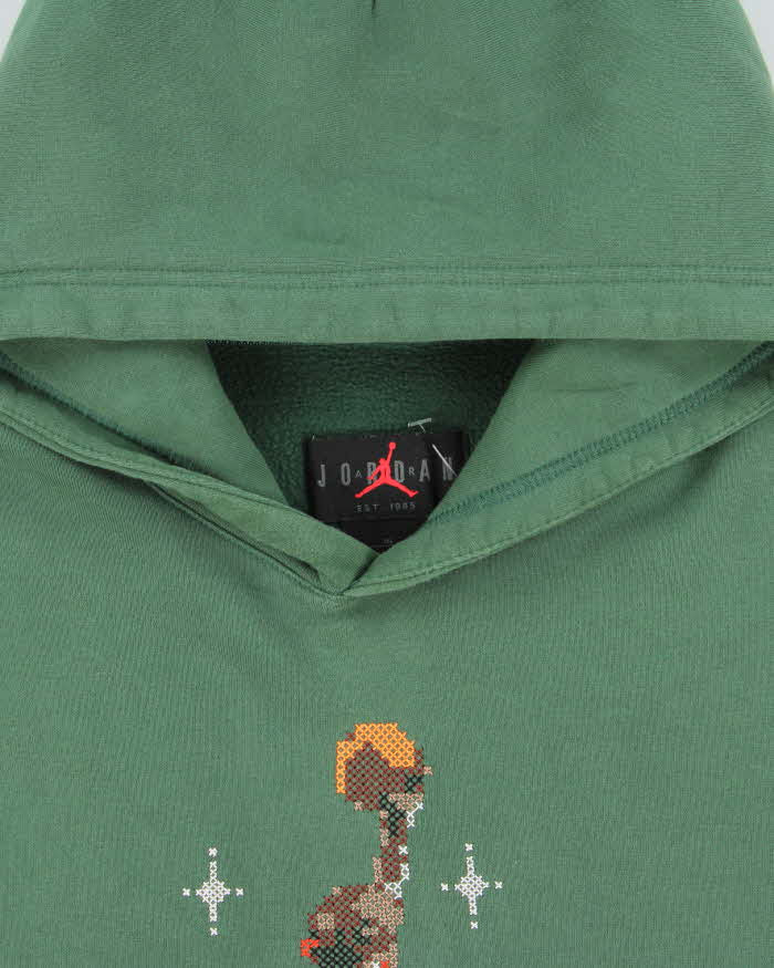 Nike Air Jordan Embroidered Jumpman Heavyweight Essentials Hoodie - XL