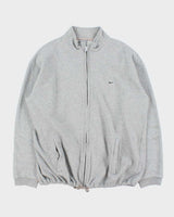Vintage 2000 Y2K Nike Marl Grey Full-Zip Sweatshirt - L