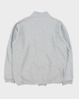 Vintage 2000 Y2K Nike Marl Grey Full-Zip Sweatshirt - L