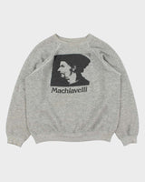 Vintage 1980s Machiavelli Hanes Made In USA Marl Grey Sweatshirt - L