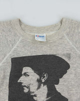 Vintage 1980s Machiavelli Hanes Made In USA Marl Grey Sweatshirt - L