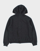 Vintage Polo Ralph Lauren Marl Grey Zip-Up Hoodie - XS