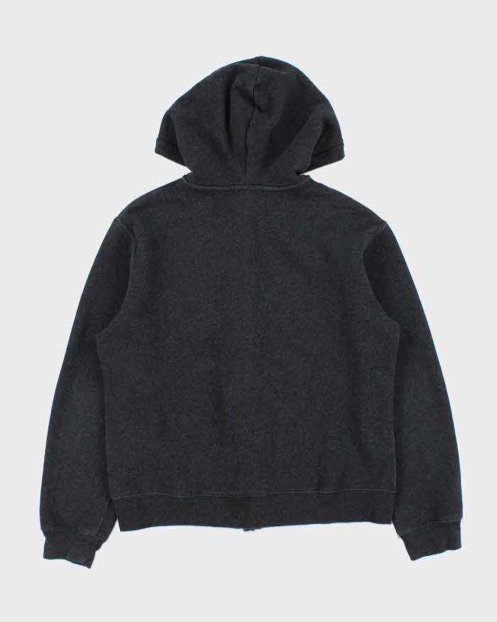 Vintage Polo Ralph Lauren Marl Grey Zip-Up Hoodie - XS