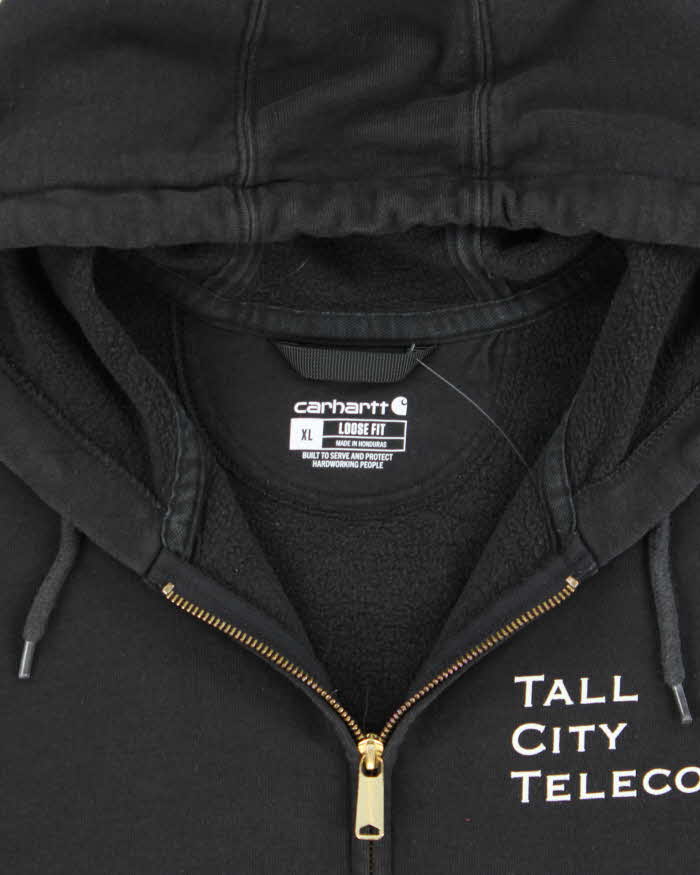 Vintage Carhartt Heavyweight Loose Fit Zip-Up Hoodie - XL