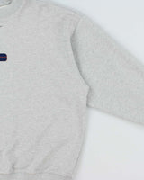 Vintage Y2K 00s Nike Team Denver Broncos Centre Swoosh Embroidered Marl Grey Crewneck Sweatshirt - L