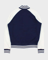Vintage Polo Ralph Lauren Large Pony Zip-Up Varsity Sweatshirt Bomber - L