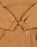 Vintage 2003 Y2K Carhartt Tan Heavyweight Distressed Pullover Hoodie - XXL