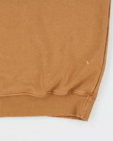 Vintage 2003 Y2K Carhartt Tan Heavyweight Distressed Pullover Hoodie - XXL