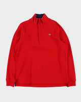 Vintage Y2K 00s Lacoste Classic Quarter-Zip Sweatshirt - L