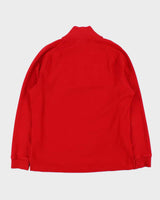 Vintage Y2K 00s Lacoste Classic Quarter-Zip Sweatshirt - L