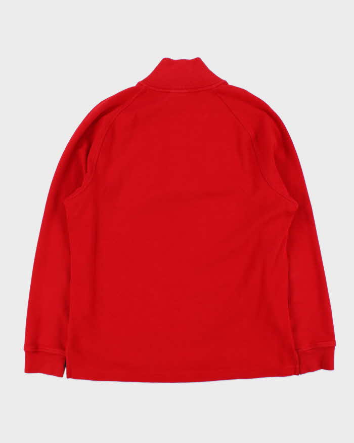 Vintage Y2K 00s Lacoste Classic Quarter-Zip Sweatshirt - L