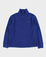 Vintage Polo Ralph Lauren Heavyweight Classic Quarter-Zip Sweatshirt - M