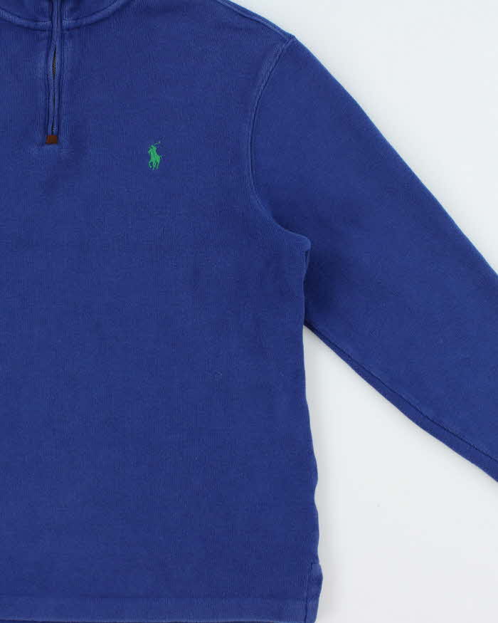 Vintage Polo Ralph Lauren Heavyweight Classic Quarter-Zip Sweatshirt - M