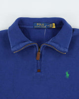 Vintage Polo Ralph Lauren Heavyweight Classic Quarter-Zip Sweatshirt - M