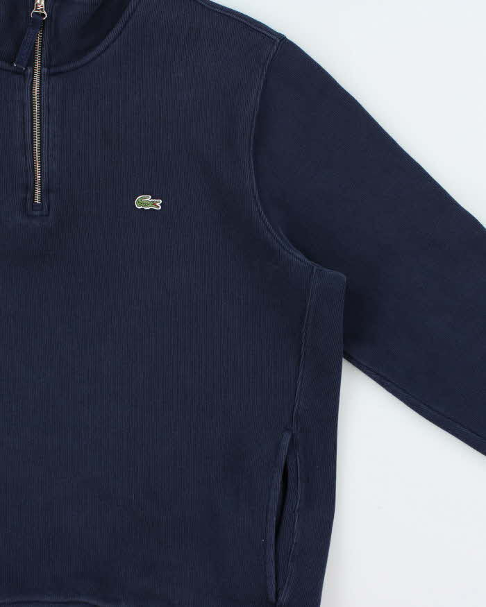 Vintage Lacoste Heavyweight Classic Croc Quarter-Zip Sweatshirt - XXL