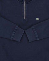 Vintage Lacoste Heavyweight Classic Croc Quarter-Zip Sweatshirt - XXL