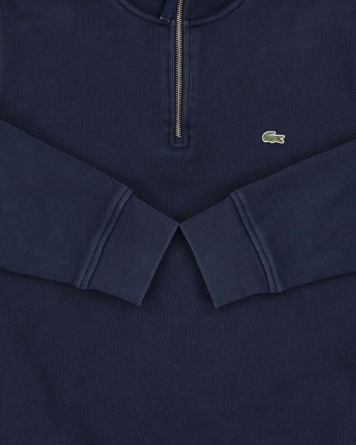 Vintage Lacoste Heavyweight Classic Croc Quarter-Zip Sweatshirt - XXL