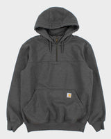 Vintage Carhartt Rain Defender Fleece Lined Heavyweight Loose Fit Quarter-Zip Hoodie - M