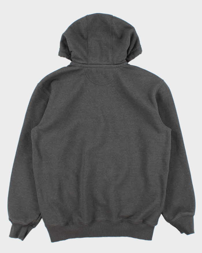 Vintage Carhartt Rain Defender Fleece Lined Heavyweight Loose Fit Quarter-Zip Hoodie - M